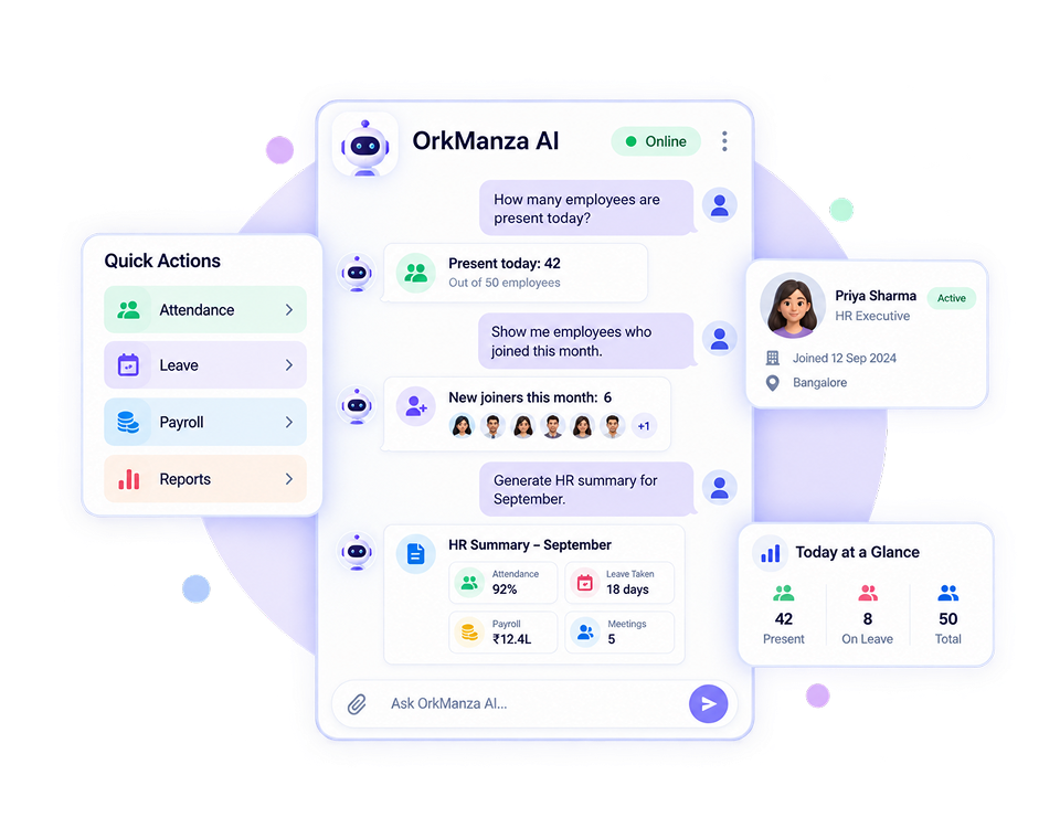 Ask Anything. Manage Everything with OrkManza AI.