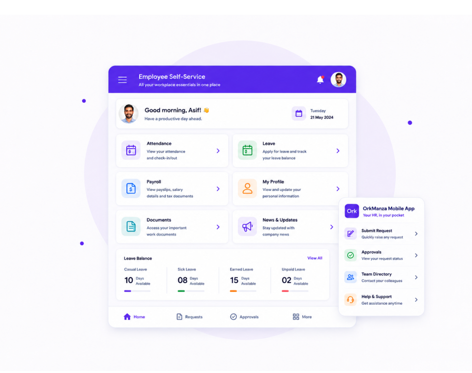 Simplify HRM with Employee Self-Service